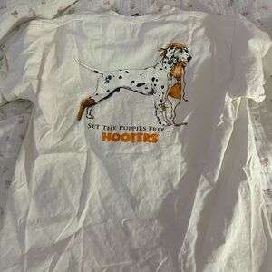 Hooters Sea Dog T-Shirt with Orange Accents